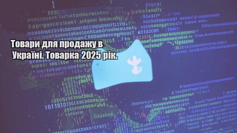tovary dlya prodazhu v ukrayini. tovarka 2025 rik.