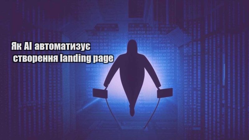 yak ai avtomatyzuye stvorennya landing page