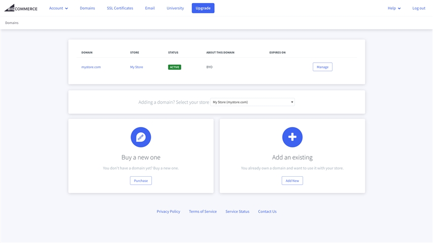 bigcommerce hsmqh