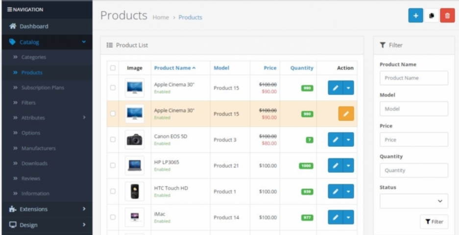 opencart rcetz